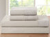 4-Piece Bamboo Blend Waffle Hem Sheet Set (Taupe/Queen)