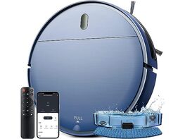 ZCWA 2-in-1 Robot Vacuum & Mop Combo with Wi-Fi/App/Alexa - Blue (Open Box)