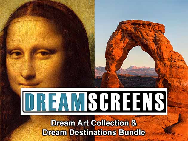 Dreamscreens Dream Destinations Collection - Turns Your TV Into a 4K Digital Art Gallery!