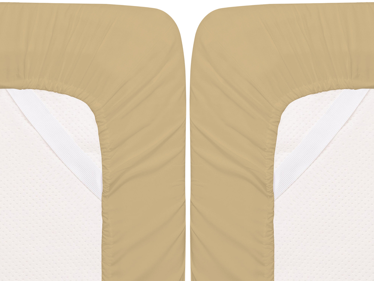 Super-Soft 1800 Series Bamboo Blend 6-Piece Sheet Set (Khaki/Queen)