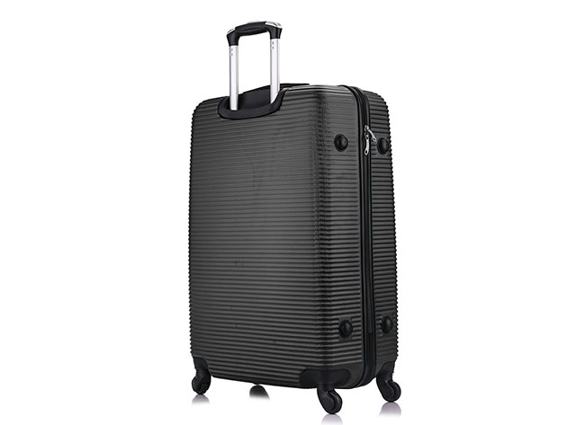 InUSA Royal Lightweight Hardside 3-Piece Set (20"/24"/28", Black)