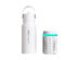 LitFlask 3-in-1 Smart Water Bottle, Bluetooth Speaker & Power Bank with Lights (White)