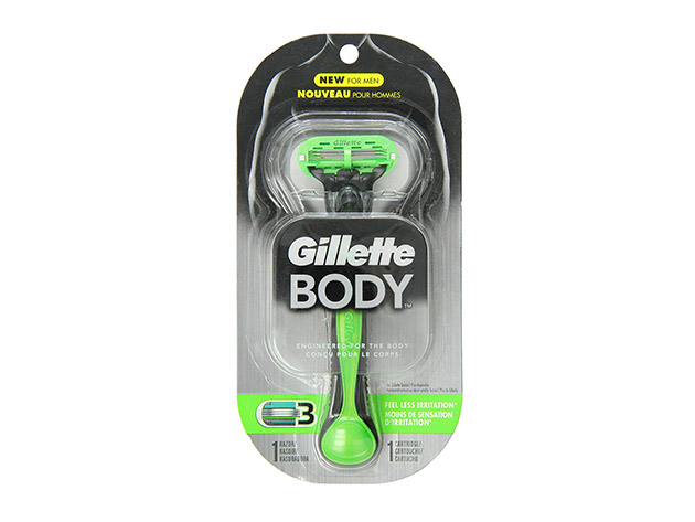 Gillette Body Razor + 9 Refill Blade Cartridges