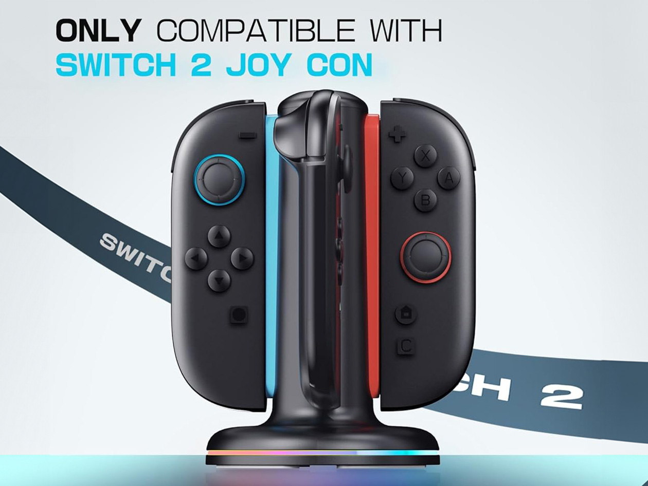 Charging Dock for Nintendo Switch 2 Joy-Con Controllers