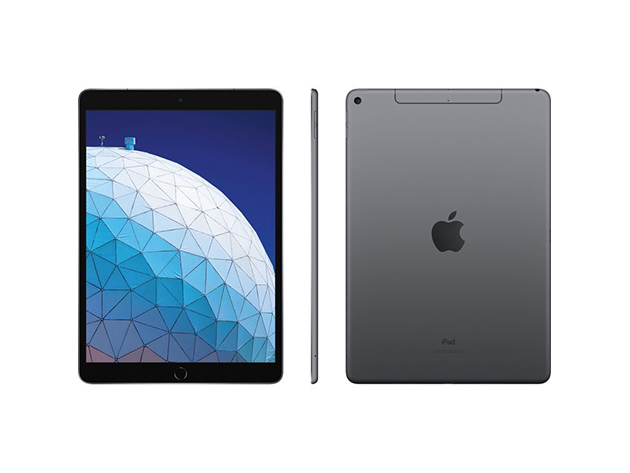 Apple iPad Air (2019) 10.5" 3rd Gen 64GB Wi-Fi Space Gray (Refurbished) & Accessories Bundle
