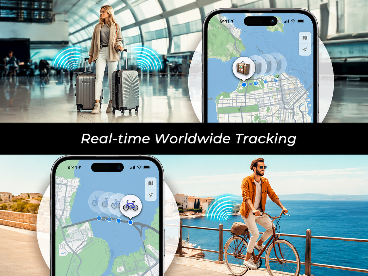 MagTag Ultra Slim Tracker Card with Apple Find My 2-Pack
