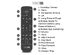 Button Remote for Apple TV (Bluetooth + Infrared) w/ Free Screen Cleaner