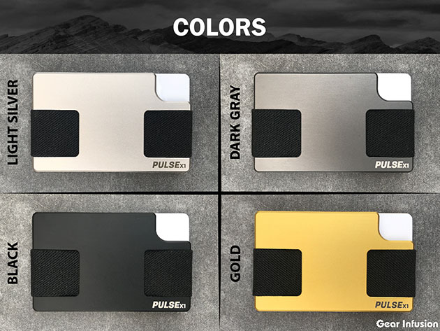 PulseX1 Ultra Slim Wallet (Gold)