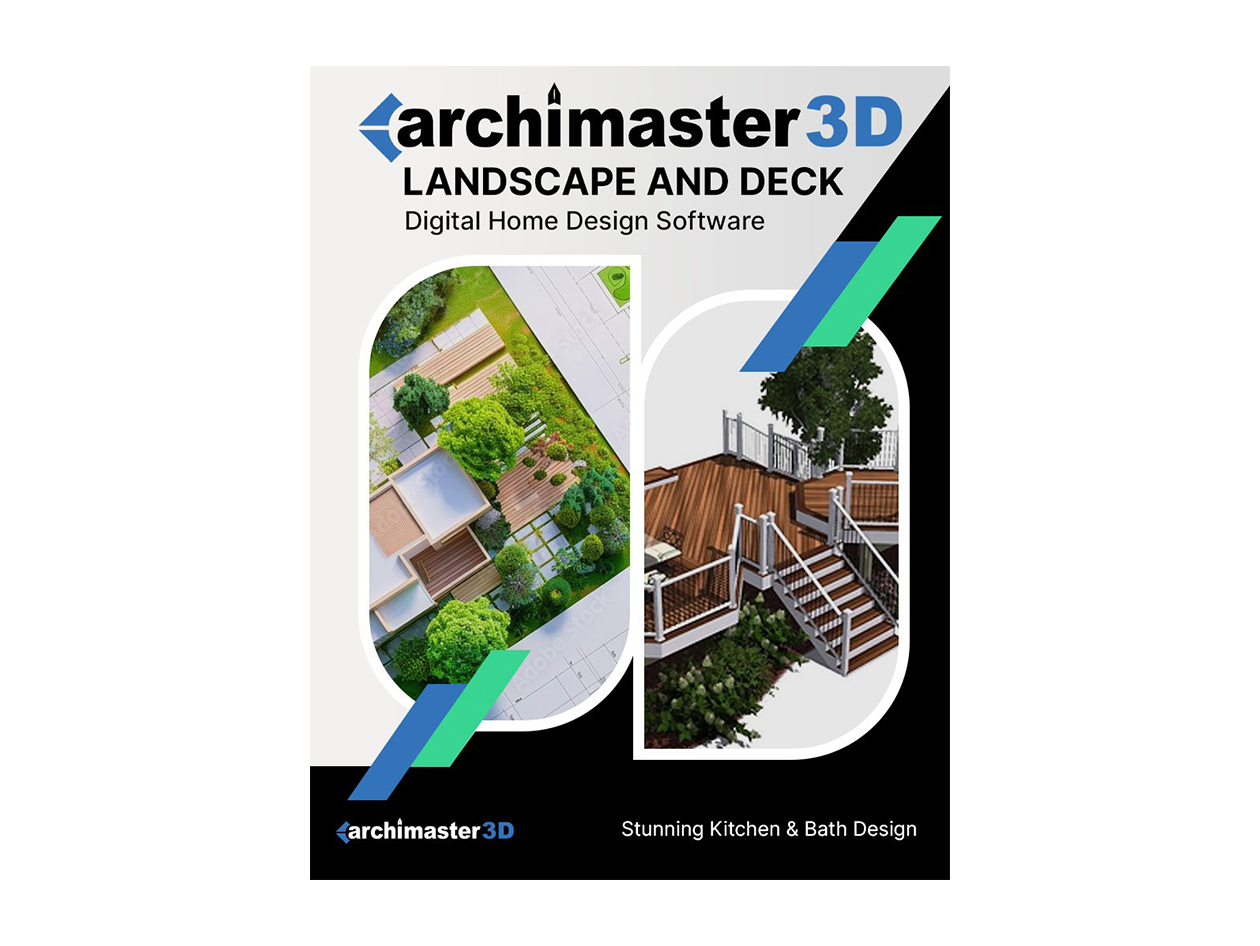 ArchiMaster 3D Landscape & Deck Software for Windows: Lifetime License