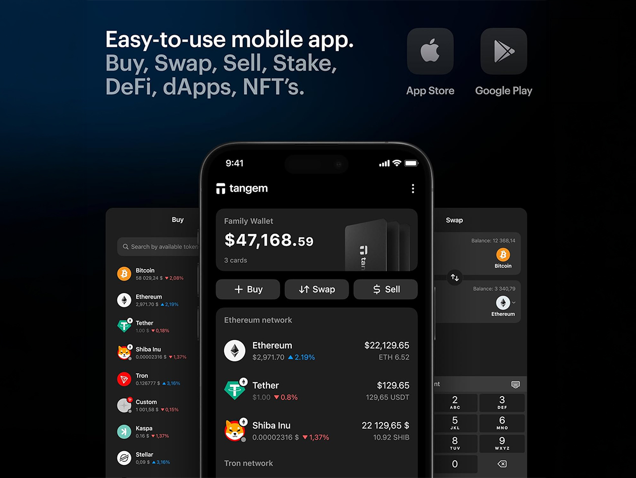 TANGEM Wallet 2-Pack Secure Offline Crypto Hardware Wallet