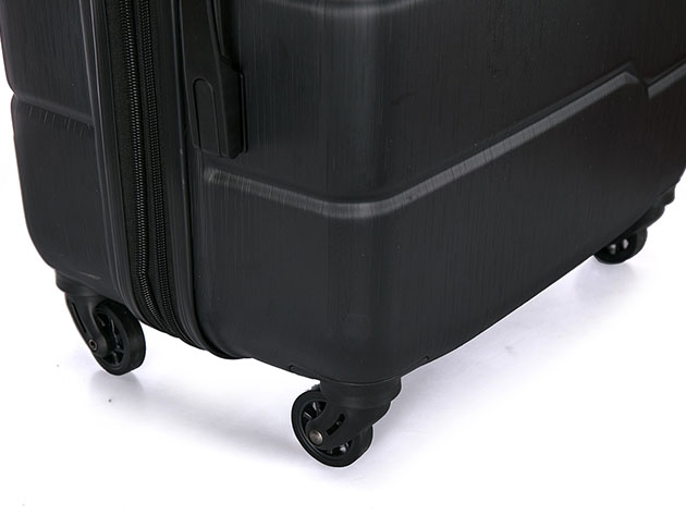 DUKAP Rodez Lightweight Hardside Spinner (24"/Black)