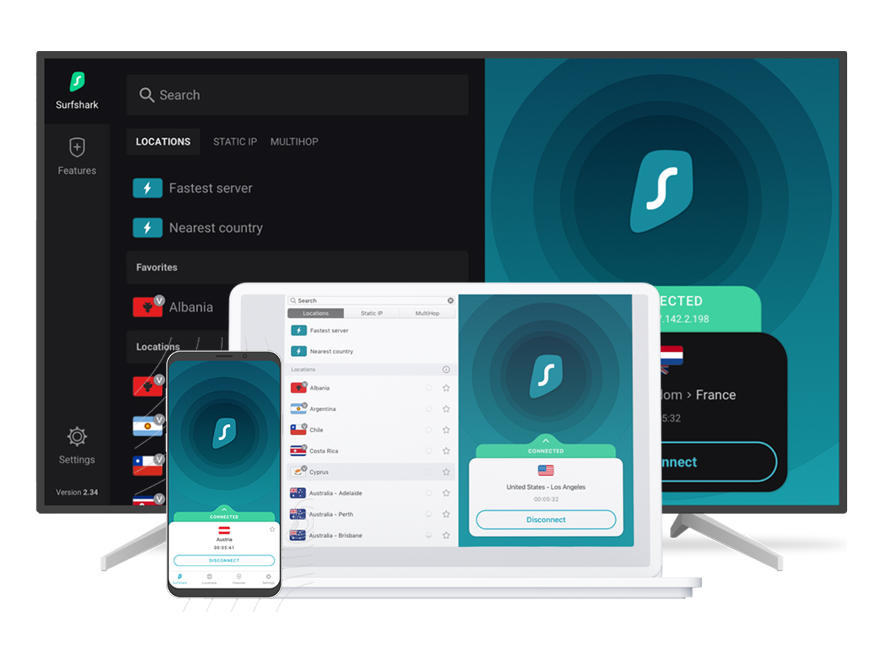 Surfshark VPN Starter Plan: 2-Yr Subscription