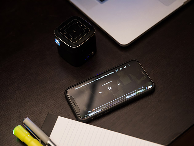 PIQO Powerful 1080p Mini Projector: 2-Pack