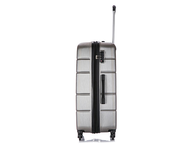 DUKAP Rodez Lightweight Hardside Spinner (24"/Silver)